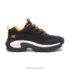 Cat Footwear Australia VN80130 Caterpillar Intruder Shoe Men Black/White | Casual Chunky Sneakers