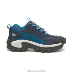 Cat Footwear Australia VN80136 Caterpillar Intruder Shoe Men Total Eclipse/Moroccan Blue | Casual Chunky Sneakers