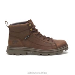 Cat Footwear Australia VN80184 Caterpillar Modulate Waterproof Boot Men Real Brown | Waterproof
