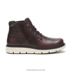 Cat Footwear Australia VN80196 Caterpillar Covert Mid Waterproof Boot Men Oxblood | Waterproof