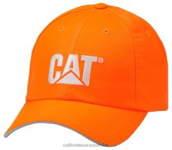 Cat Footwear Australia VN80253 Caterpillar Hi-Vis Trademark Cap Men Orange | Hat