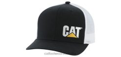 Cat Footwear Australia VN80256 Caterpillar Cat Trademark Trucker Hat Men Black | Hat