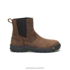 Cat Footwear Australia VN8025 Caterpillar Wheelbase Steel Toe Work Boot Men Clay | Work Boots