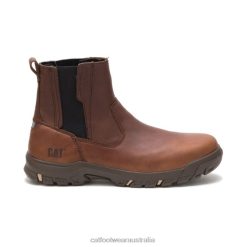 Cat Footwear Australia VN80265 Caterpillar Abbey Steel Toe Work Boot Women Butterscotch | Work Boots