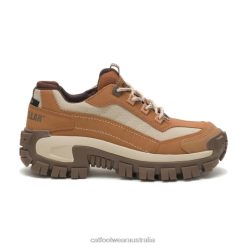 Cat Footwear Australia VN80286 Caterpillar Invader Steel Toe Work Shoe Women Brown Sugar/Tan | Work Shoes