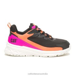 Cat Footwear Australia VN80289 Caterpillar Streamline Runner Carbon Composite Toe Work Shoe Women Black/Pink | Work Shoes