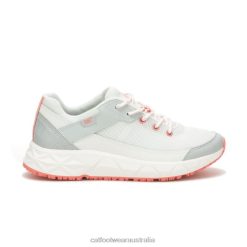 Caterpillar Boots Australia VN80102 Caterpillar Prorush Speed Fx Shoe Men Bright White/Glacier Grey | Work Shoes