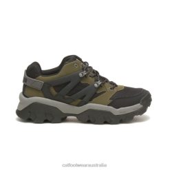 Caterpillar Boots Australia VN80159 Caterpillar Reactor Sneaker Men Dark Olive/Black | Casual Chunky Sneakers