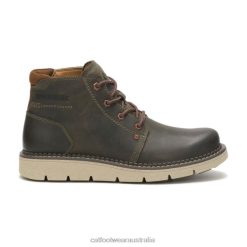 Caterpillar Boots Australia VN80195 Caterpillar Covert Mid Waterproof Boot Men Olive Night | Waterproof