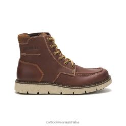 Caterpillar Boots Australia VN80201 Caterpillar Covert Boot Men Leather Brown | Casual Boots