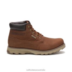 Caterpillar Boots Australia VN80210 Caterpillar Founder Waterproof Thinsulate Boot Men Danish Brown | Waterproof