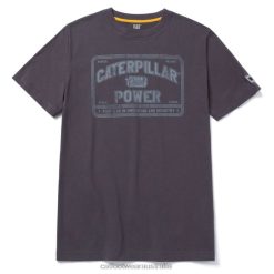 Caterpillar Boots Australia VN80240 Caterpillar Power Tee Men Magnet | Tops & Outerwear