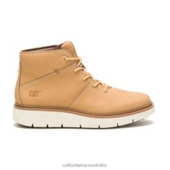 Caterpillar Boots Australia VN80306 Caterpillar Chariot Plain Toe Mid Boot Women Honey Reset | Casual Boots
