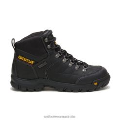 Caterpillar Boots Australia VN809 Caterpillar Threshold Waterproof Work Boot Men Black | Work Boots