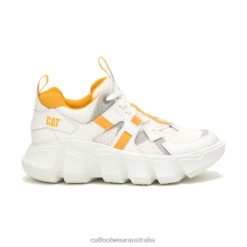 Caterpillar Clothing Store Melbourne VN80155 Caterpillar Imposter Mesh Sneaker Men Bright White | Casual Chunky Sneakers