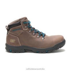 Caterpillar Clothing Store Melbourne VN80275 Caterpillar Mae Steel Toe Waterproof Work Boot Women Bay Leaf | Work Boots