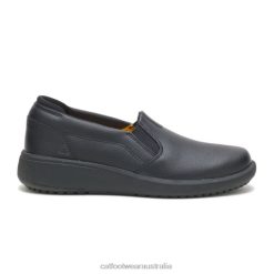 Caterpillar Clothing Store Melbourne VN80296 Caterpillar Prorush SR+ Slip-On Women Black | Work Shoes