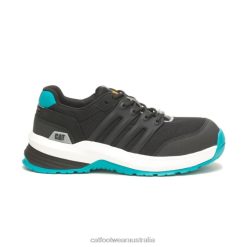 Caterpillar Clothing Store Melbourne VN80299 Caterpillar Streamline 2.0 Composite Toe Work Shoe Women Black/Teal | Work Shoes