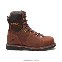 Caterpillar Clothing Store Melbourne VN8032 Caterpillar Alaska 2.0 8" Waterproof Thinsulate Steel Toe Work Boot Men Walnut | Work Boots