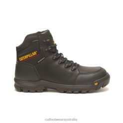 Caterpillar Clothing Store Melbourne VN8050 Caterpillar Resorption Waterproof Composite Toe Work Boot Men Black | Work Boots