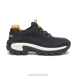 Caterpillar Clothing Store Melbourne VN8077 Caterpillar Invader Steel Toe Work Shoe Men Black/Full Moon | Work Shoes
