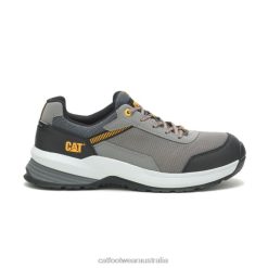 Caterpillar Clothing Store Melbourne VN8092 Caterpillar Streamline 2.0 Mesh Composite Toe Work Shoe Men Medium Charcoal | Work Shoes