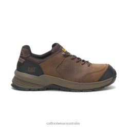 Caterpillar Clothing Store Melbourne VN8095 Caterpillar Streamline 2.0 Leather Composite Toe Work Shoe Men Clay | Work Shoes